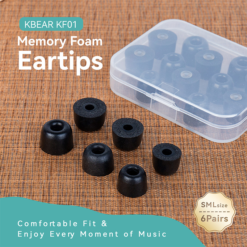 Earphone Foam Tip - KBEAR KF01 Наушники из пены с