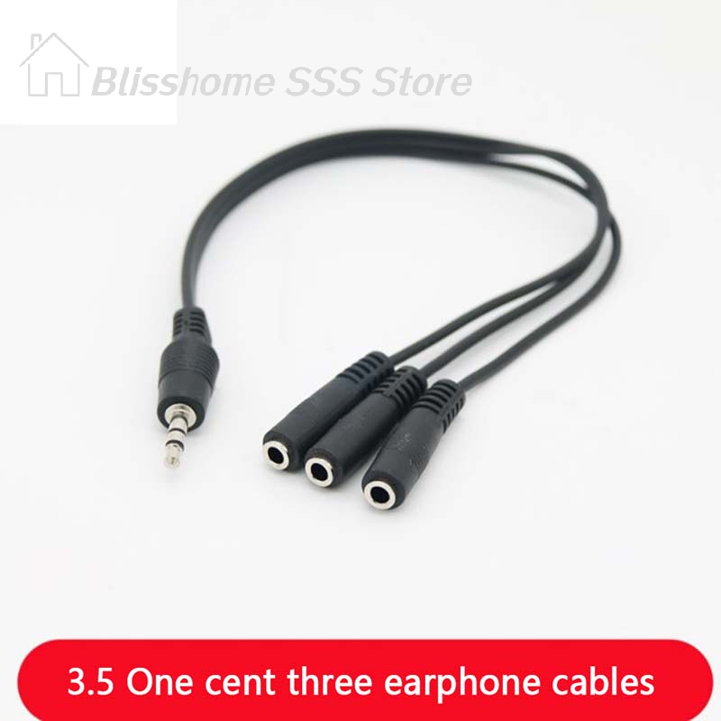 Earphone Splitter Jack - Аудио-разветвитель 3,5 мм на 3 порта