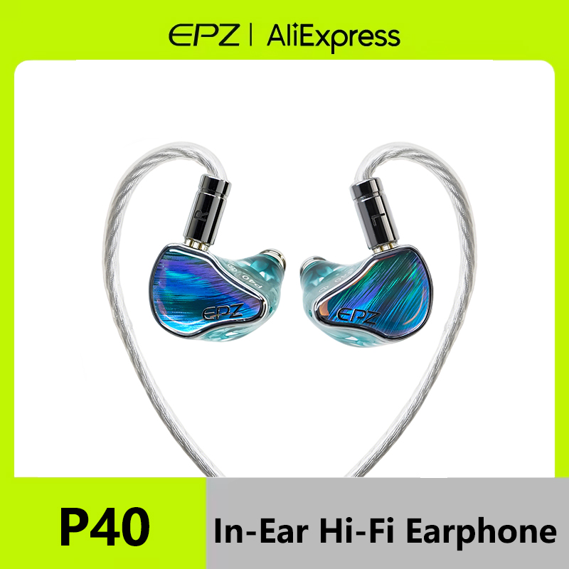 Audiophile Headphone Wired - Наушники-вкладыши EPZ P40 HiFi IEMs для