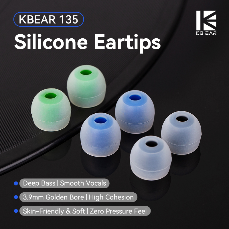 KBEAR 135 Силиконовые амбушюры – обзор и цена In Ear Monitor Iem
