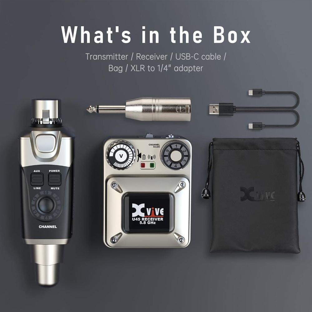Xvive U45 Беспроводная система – обзор и цена In Ear Monitor Iem