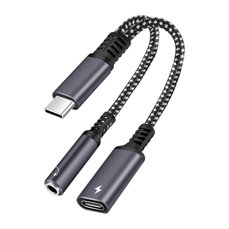 Кабель зарядный сетевой 2 в 1, – обзор и цена Earphone Splitter Jack