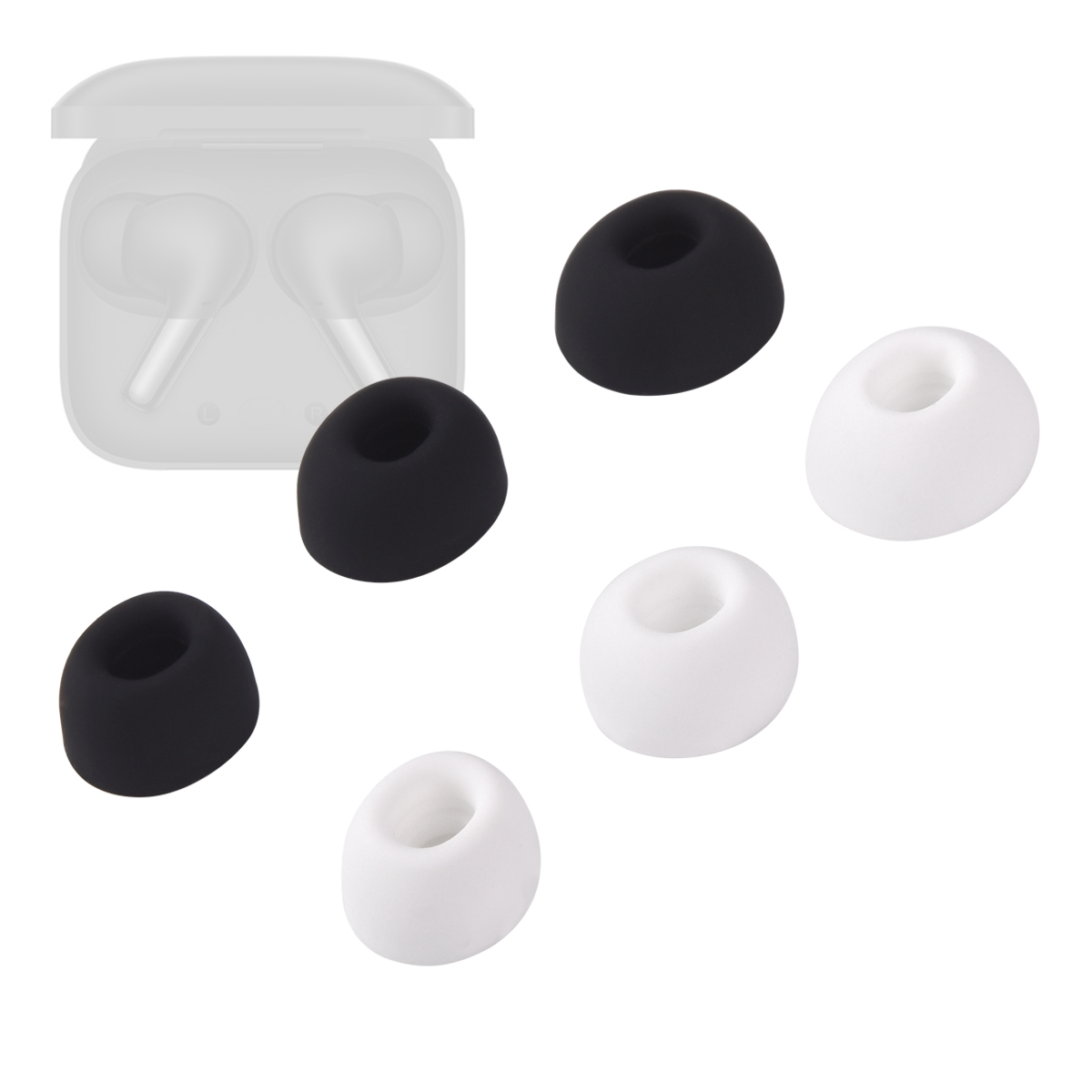 6 шт. силиконовые насадки для  – обзор и цена Wireless Earbuds Tws